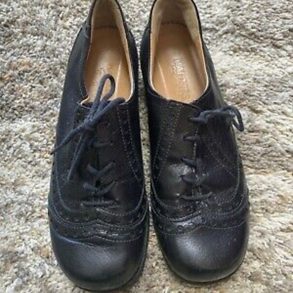 hartjes shoes black leather sneakers.